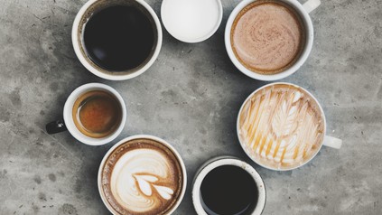 Verschiedene Kaffeesorten