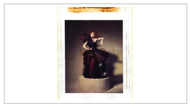 Ein Polaroid von Tim Petersen.