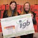 Nicole Kobjoll, Inhaberin des Schindlerhofs und Hanna Schnelle, Business Development Managerin bei i-gb