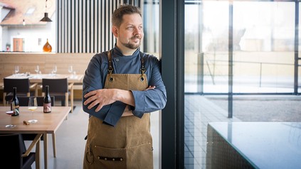 Mike Nährer in seinem neuen Gasthaus