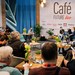 Das Café FUTURE live begrüßt an allen Messetagen seine Gäste