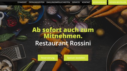 Screenshot Metro Deutschland Restaurant-Website mit neuen Bestell-Button für Online-Essensbestellungen